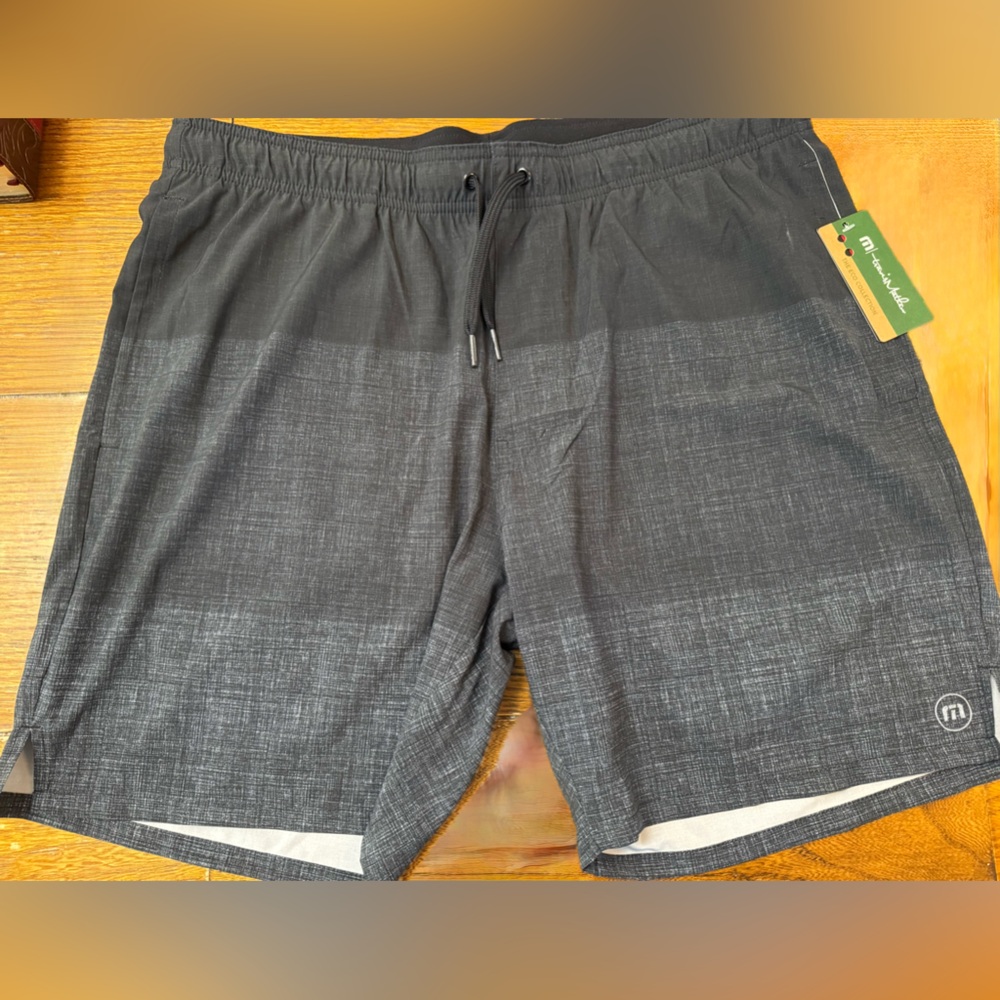 Travis Mathew Black Swim Trunks
